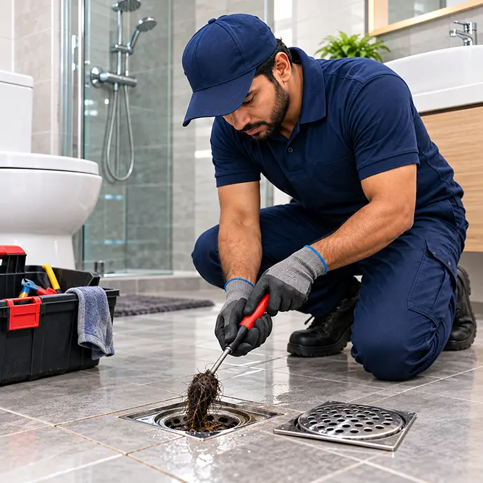 Bathroom Drain Cleaning