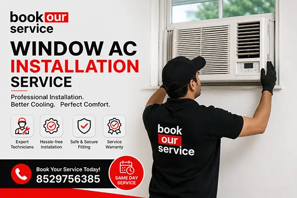 Window AC Installation Service at Home or Office Near me